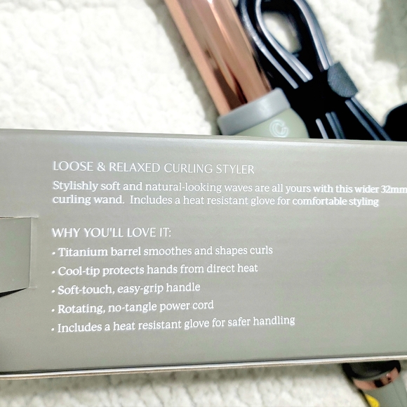 NEW! COMPLEX CULTURE Titanium Curling Wand 1.25" - Picture 10 of 14